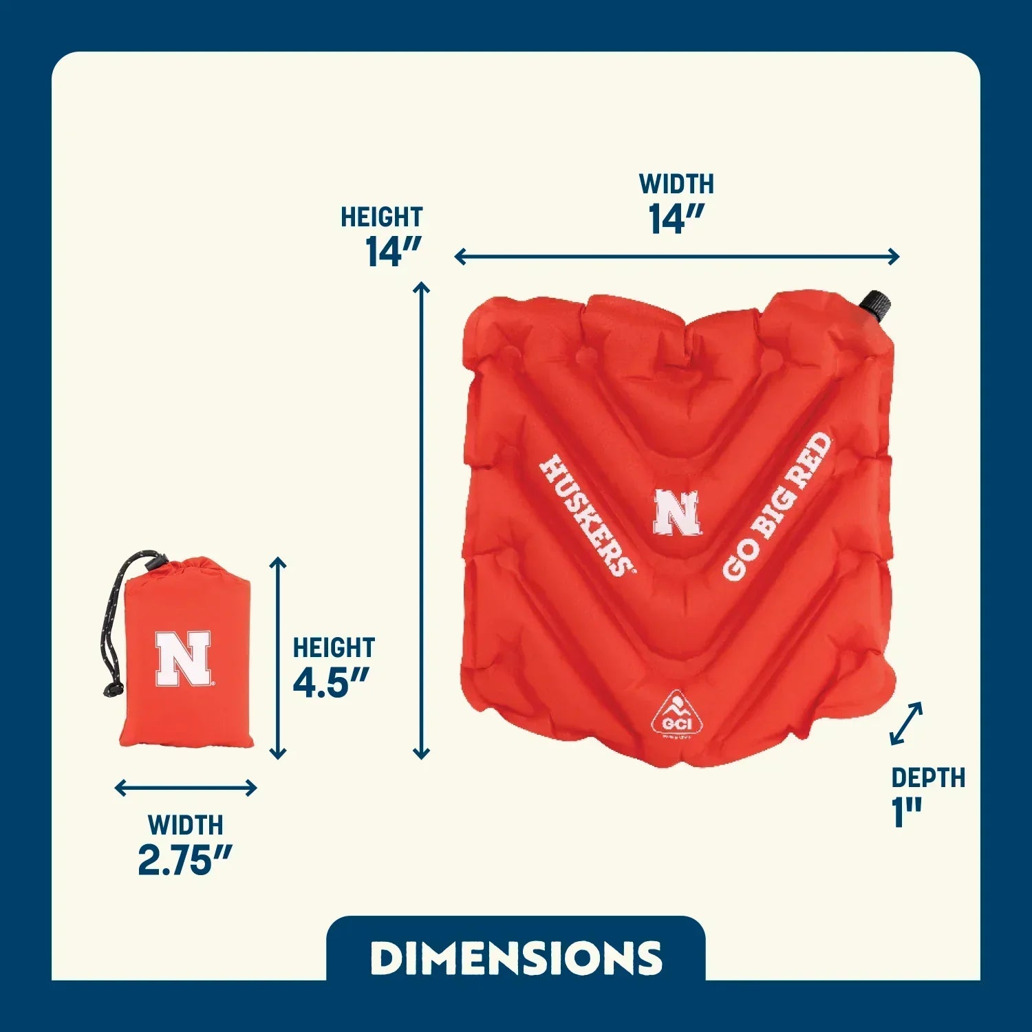 V Seat - Nebraska Cornhuskers | Featured Outdoor Choice | Outlandridge 136E PS