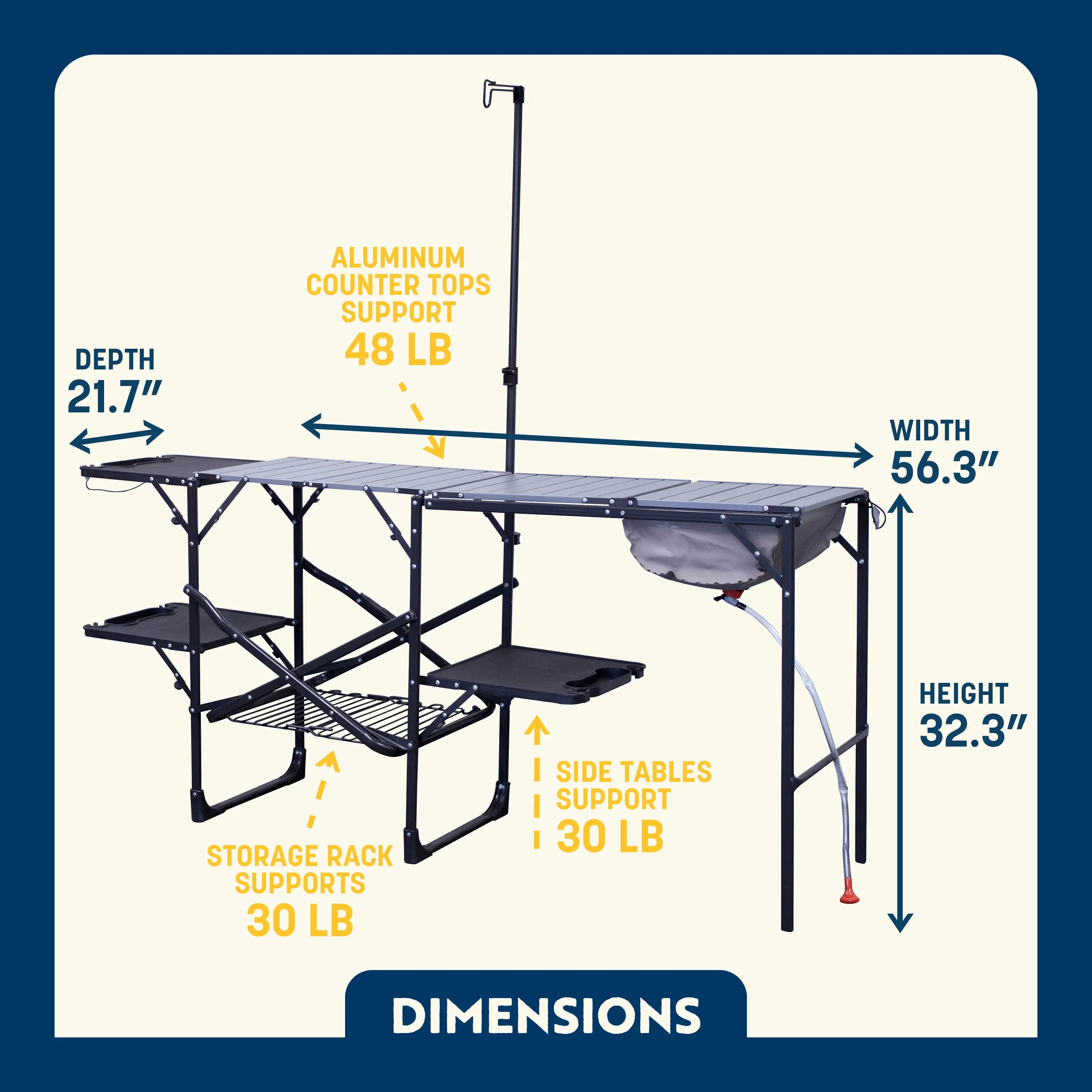 Master Cook Station — Selected for Outdoor Use | Outlandridge 9788 ec