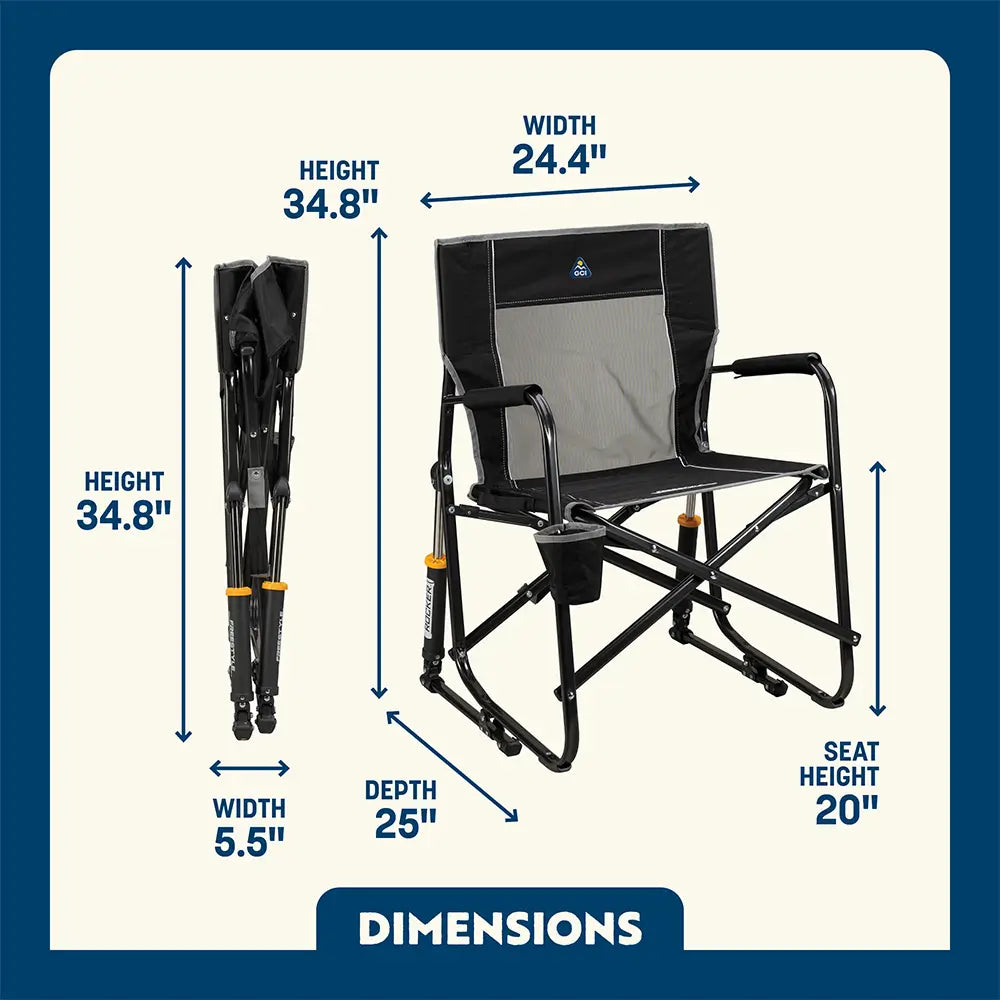 Freestyle Rocker | Featured Outdoor Choice | Outlandridge E863 gy
