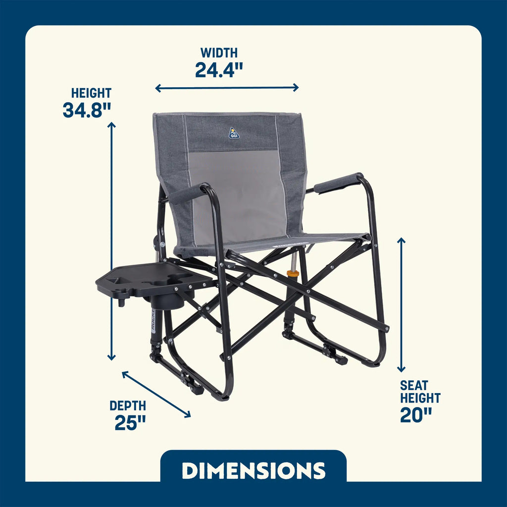 Freestyle Rocker with Side Table | Featured Outdoor Choice | Outlandridge B773 rD