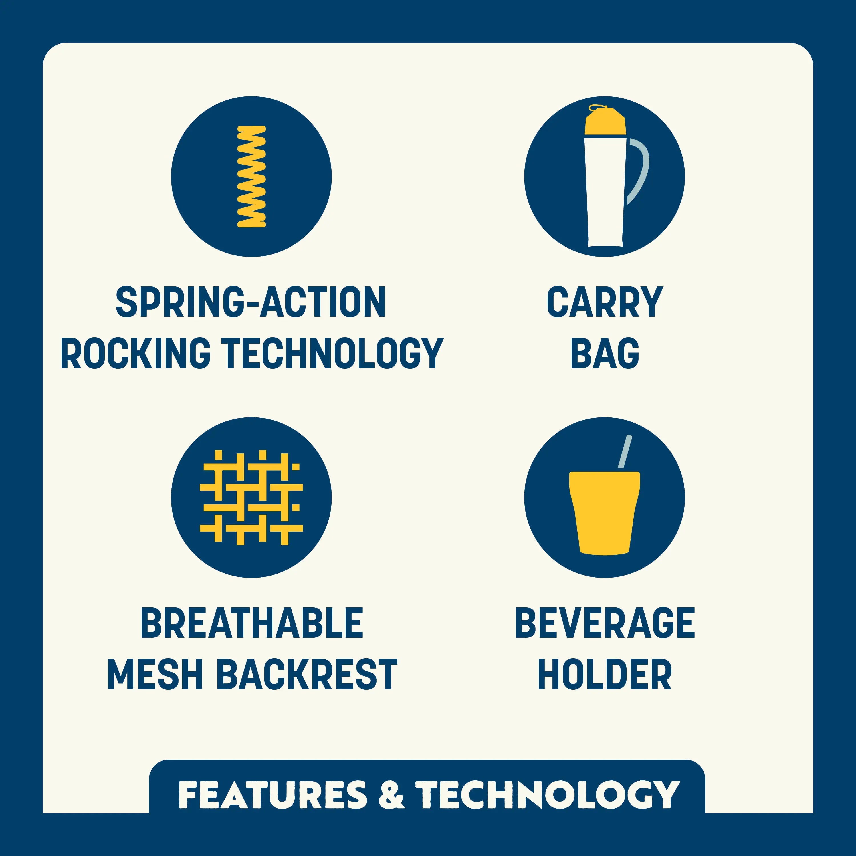 RoadTrip Rocker | Featured Outdoor Choice | Outlandridge CA4A Zc