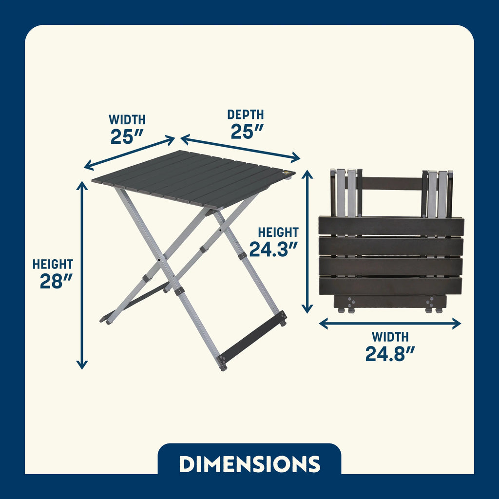 Compact Camp Table 25 | Featured Outdoor Choice | Outlandridge 047C yr