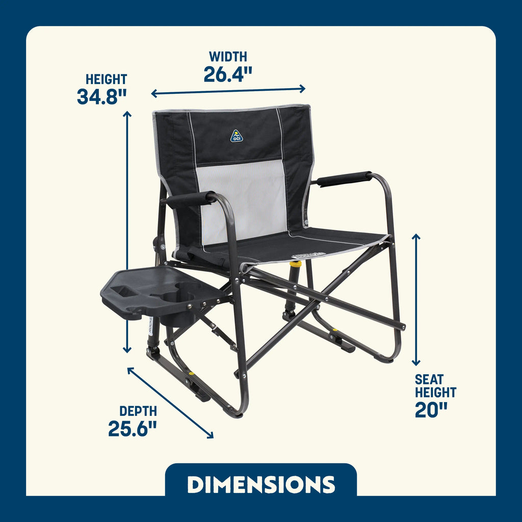 Freestyle Rocker XL with Side Table | Featured Outdoor Choice | Outlandridge 8A98 xw