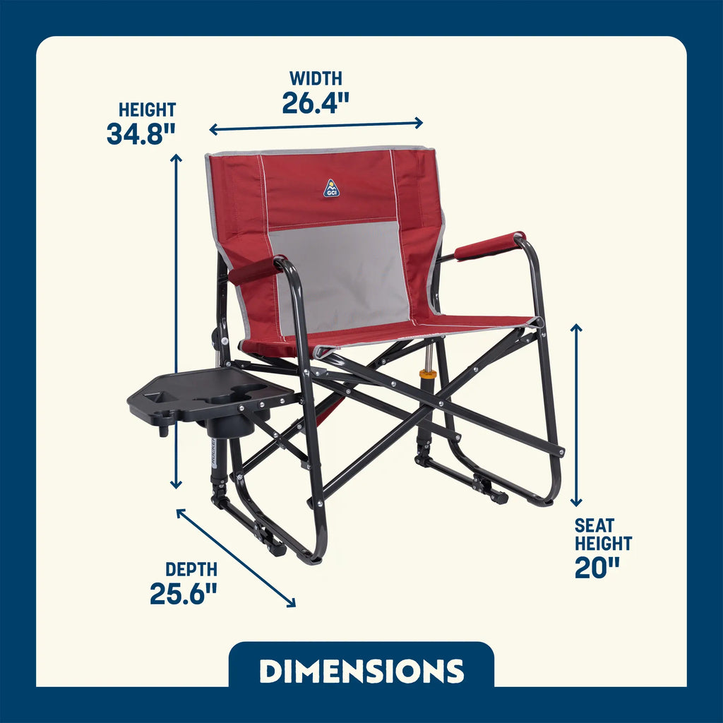 Freestyle Rocker XL with Side Table | Featured Outdoor Choice | Outlandridge 8A98 xw