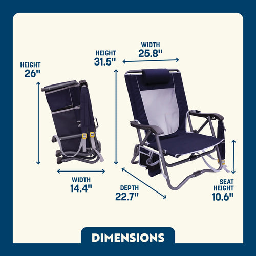 Bi-Fold Slim Event Chair | Camp-Ready Selection | Outlandridge 72DB VL