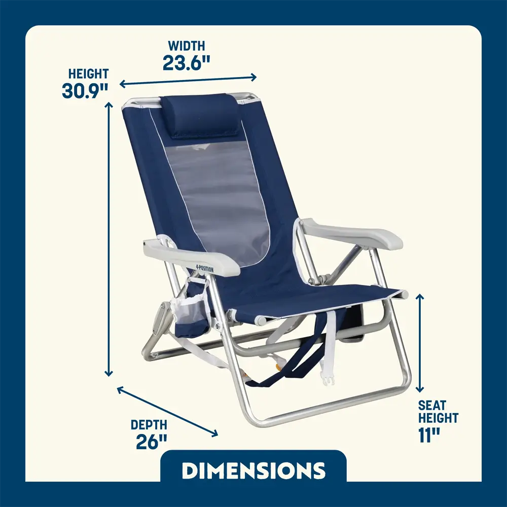 Backpack Beach Chair | Featured Outdoor Choice | Outlandridge 1DB6 iG