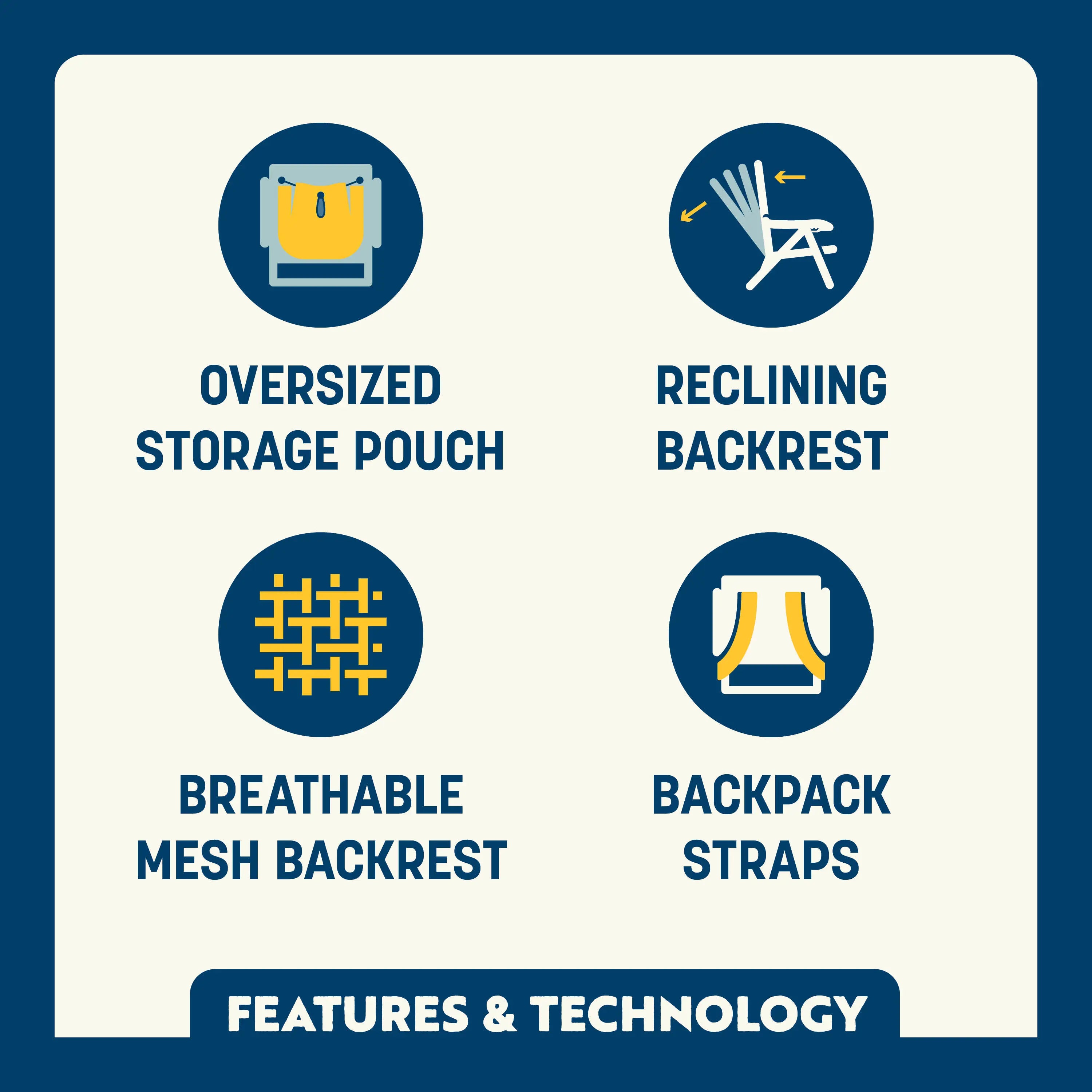 Backpack Beach Chair | Featured Outdoor Choice | Outlandridge 1DB6 iG