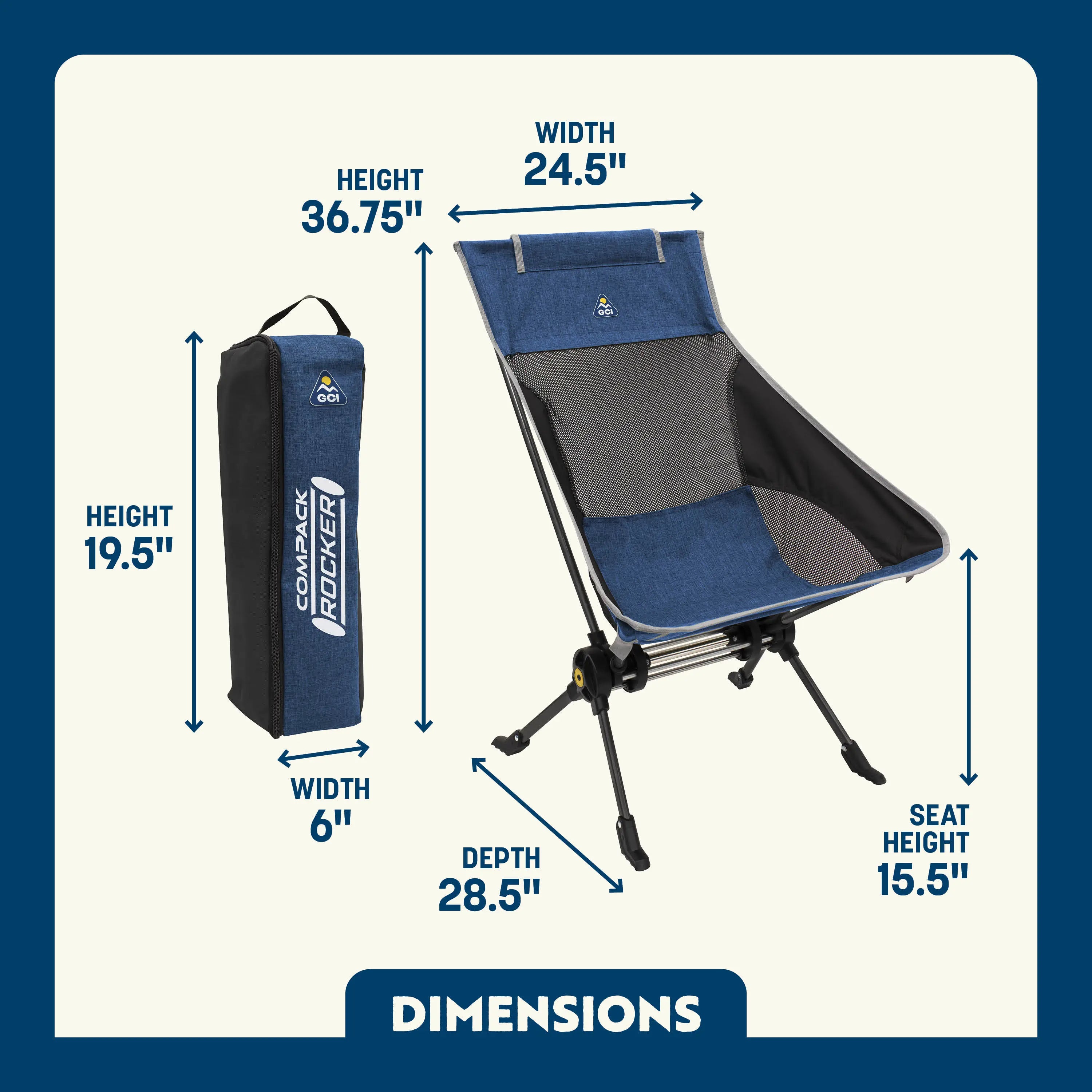 ComPack Rocker | Featured Outdoor Choice | Outlandridge 8D18 oR