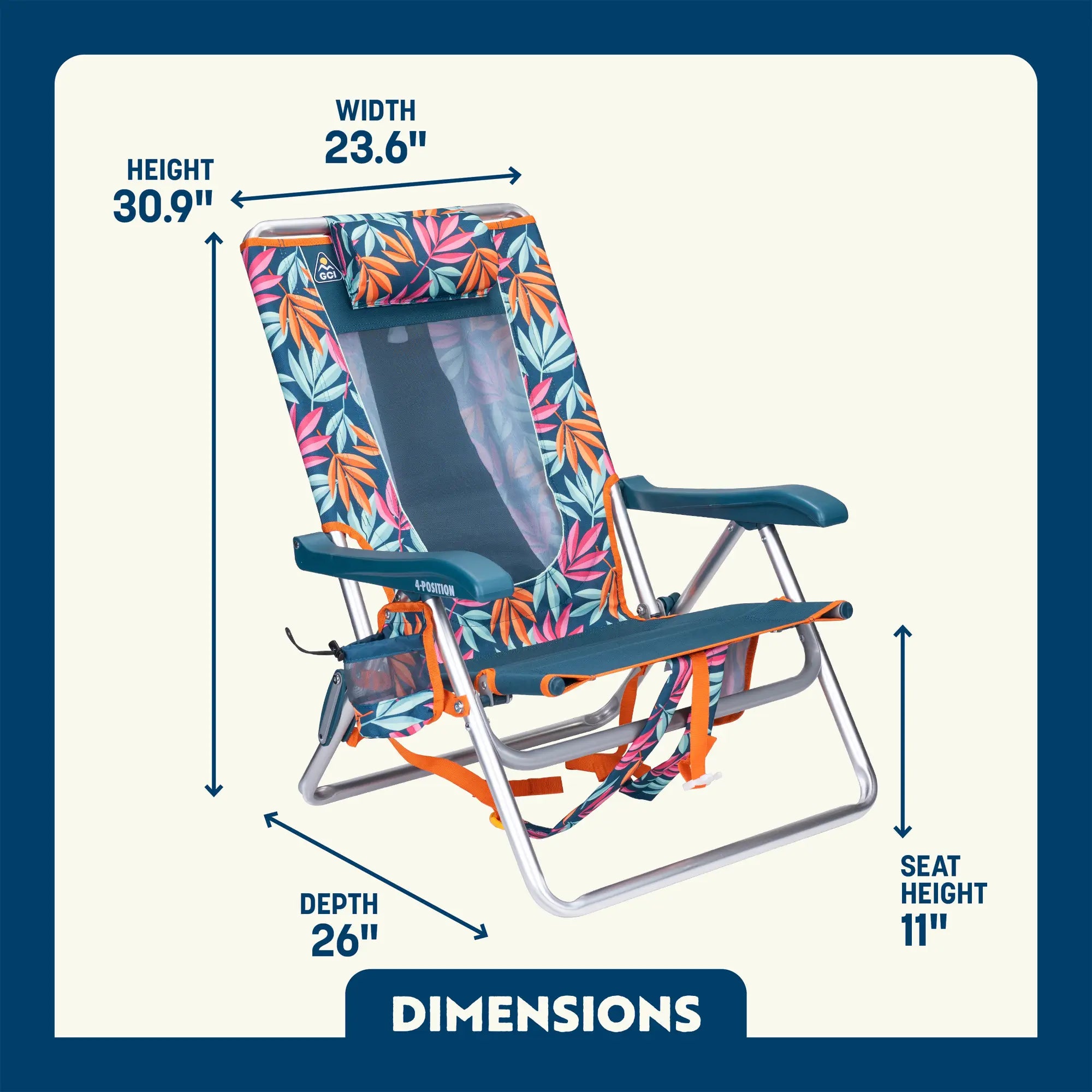 Backpack Beach Chair | Featured Outdoor Choice | Outlandridge 1DB6 iG