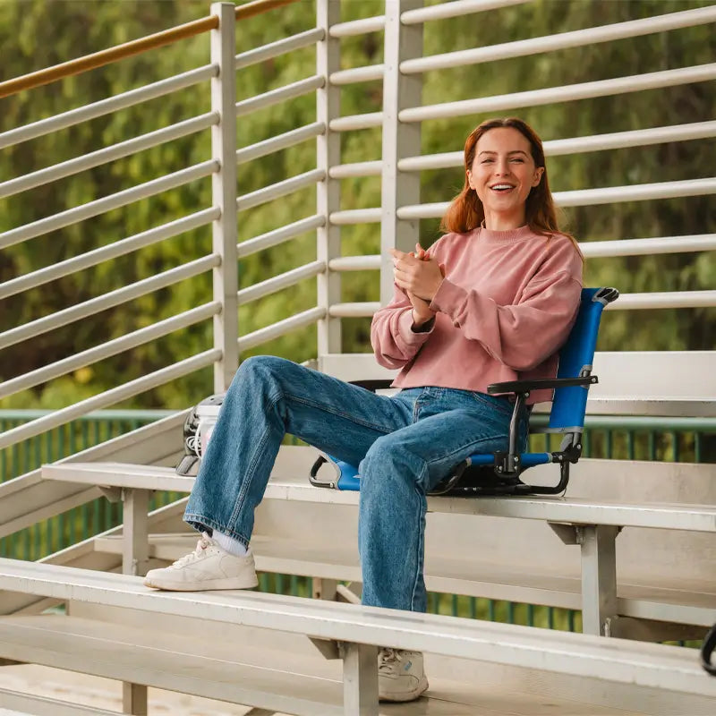 Big Comfort Stadium Chair with Armrests | Featured Outdoor Choice | Outlandridge 8967 Iq