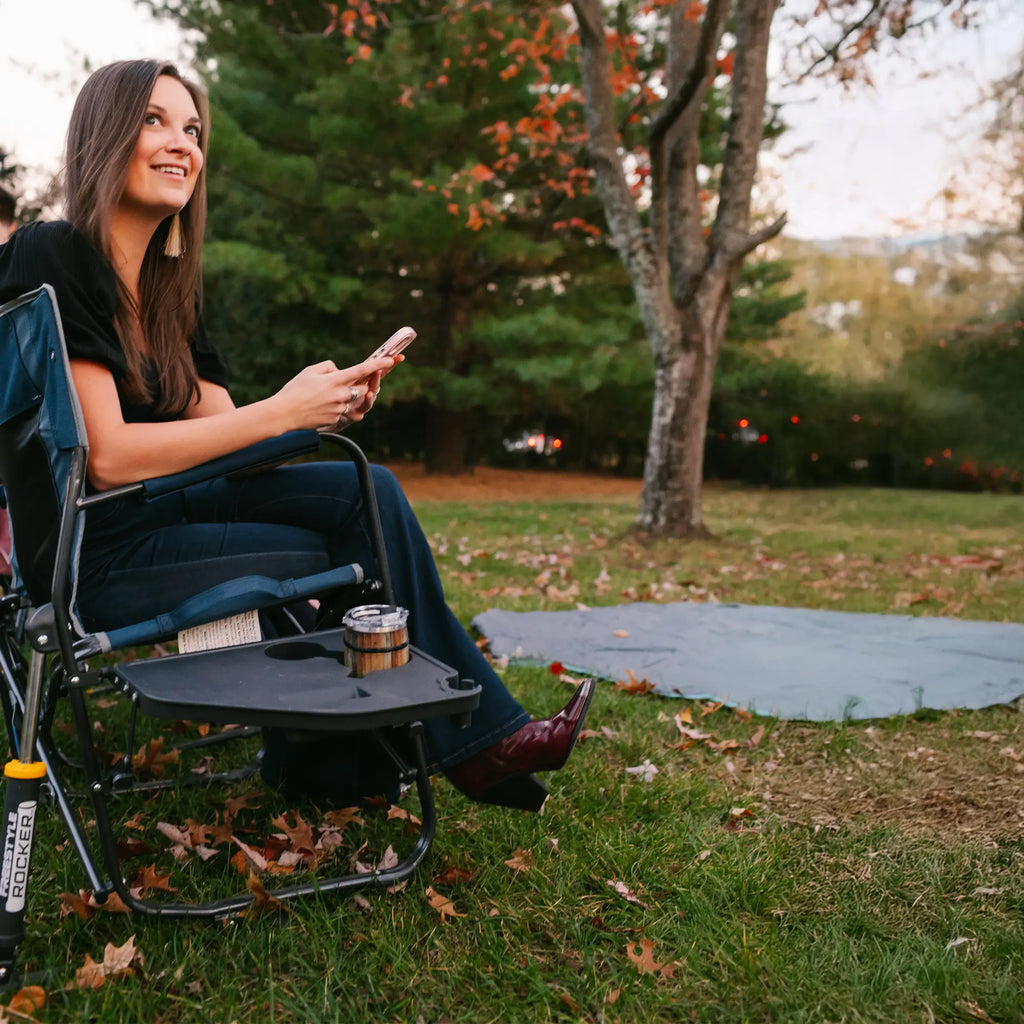 Freestyle Rocker with Side Table | Featured Outdoor Choice | Outlandridge B773 rD