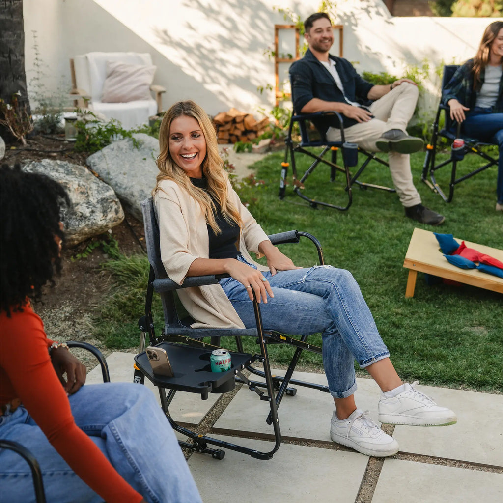 Freestyle Rocker with Side Table | Featured Outdoor Choice | Outlandridge B773 rD