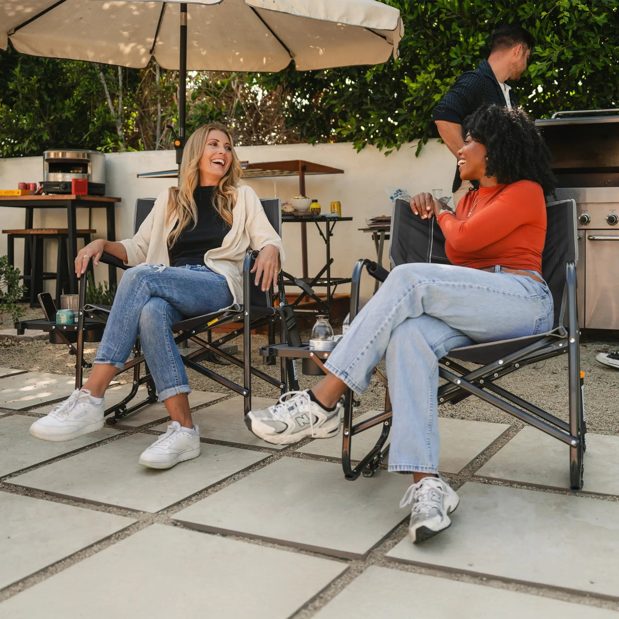 Freestyle Rocker XL with Side Table | Featured Outdoor Choice | Outlandridge 8A98 xw