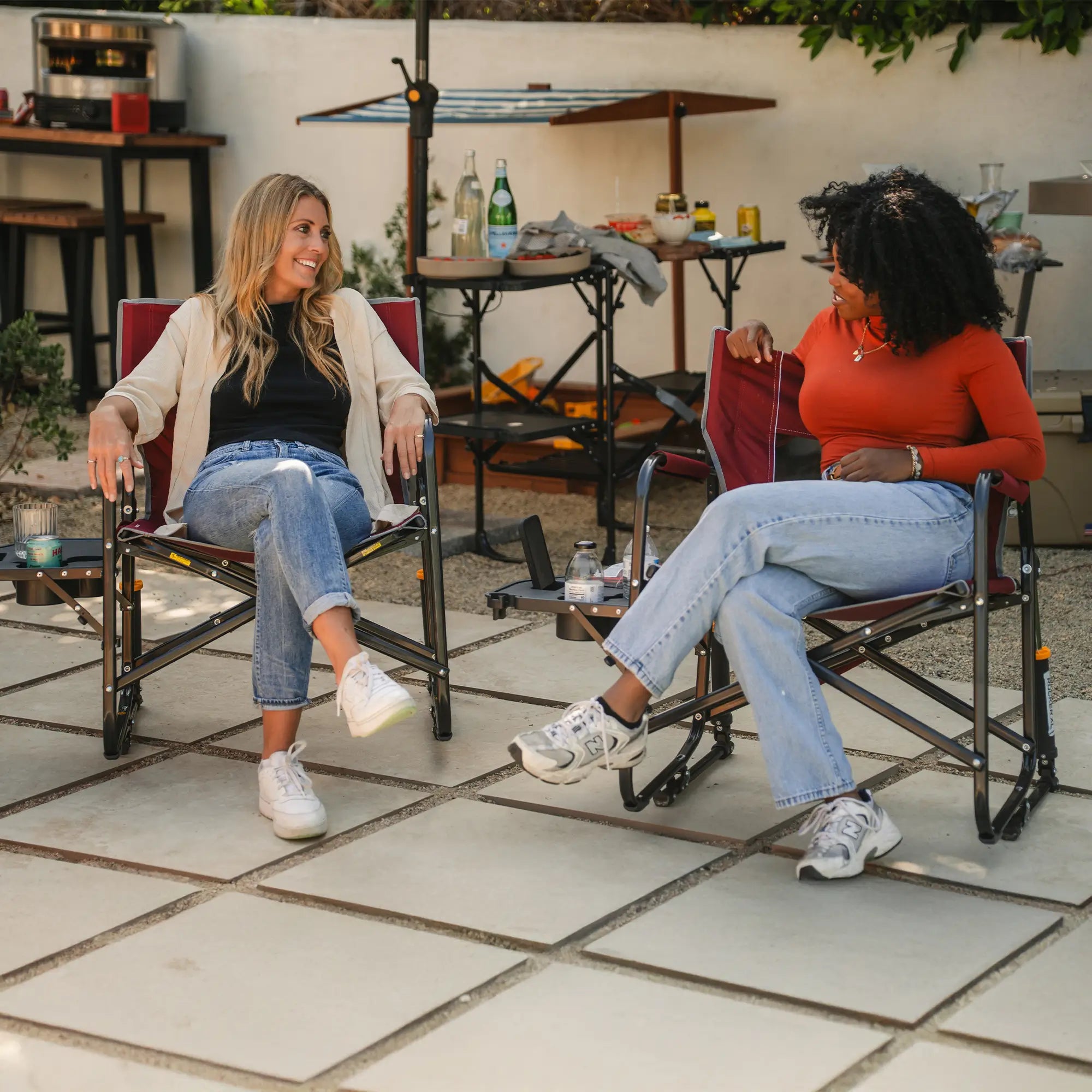 Freestyle Rocker XL with Side Table | Featured Outdoor Choice | Outlandridge 8A98 xw