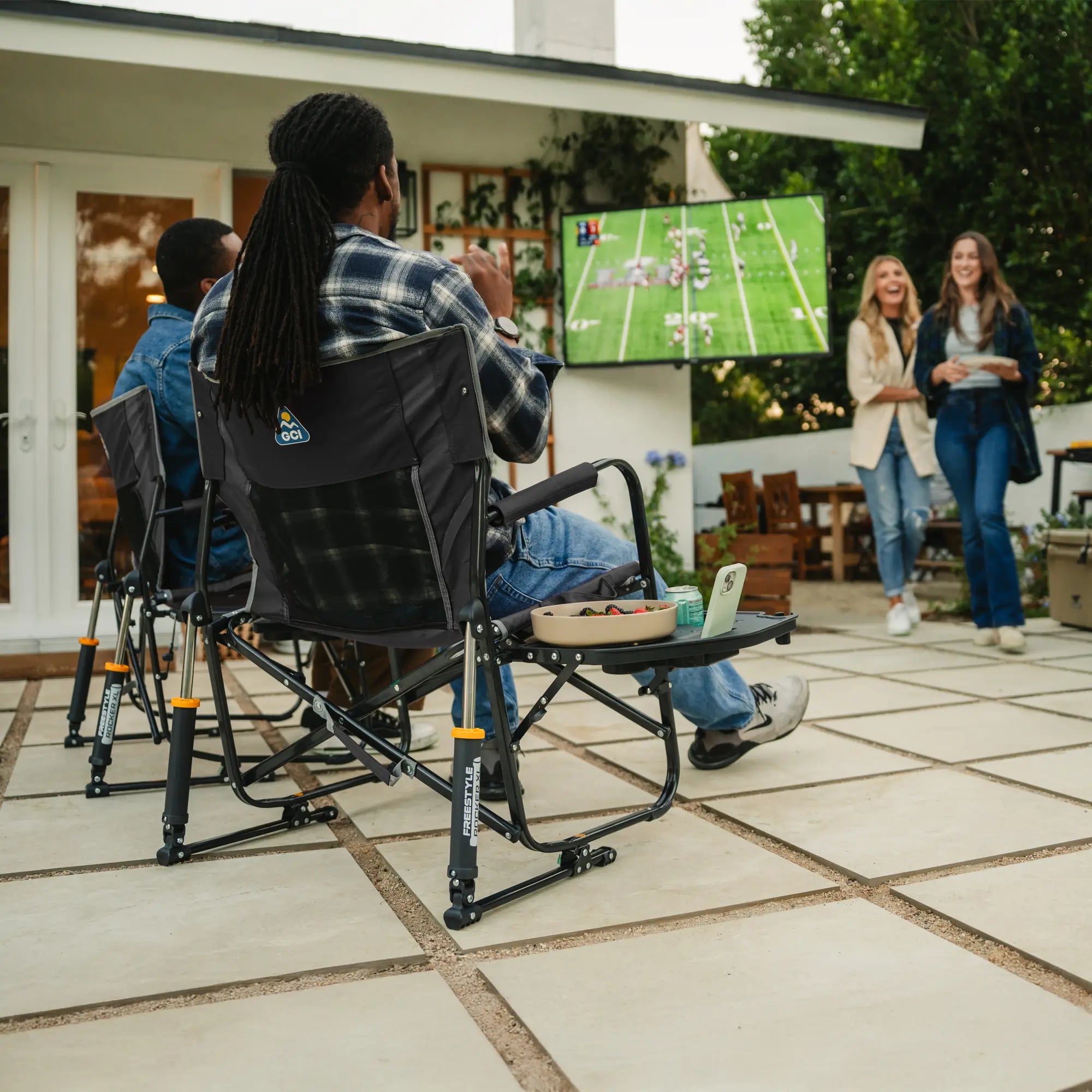 Freestyle Rocker XL with Side Table | Featured Outdoor Choice | Outlandridge 8A98 xw