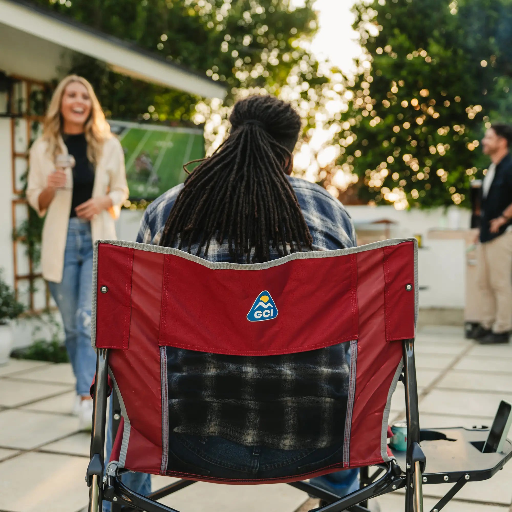 Freestyle Rocker XL with Side Table | Featured Outdoor Choice | Outlandridge 8A98 xw