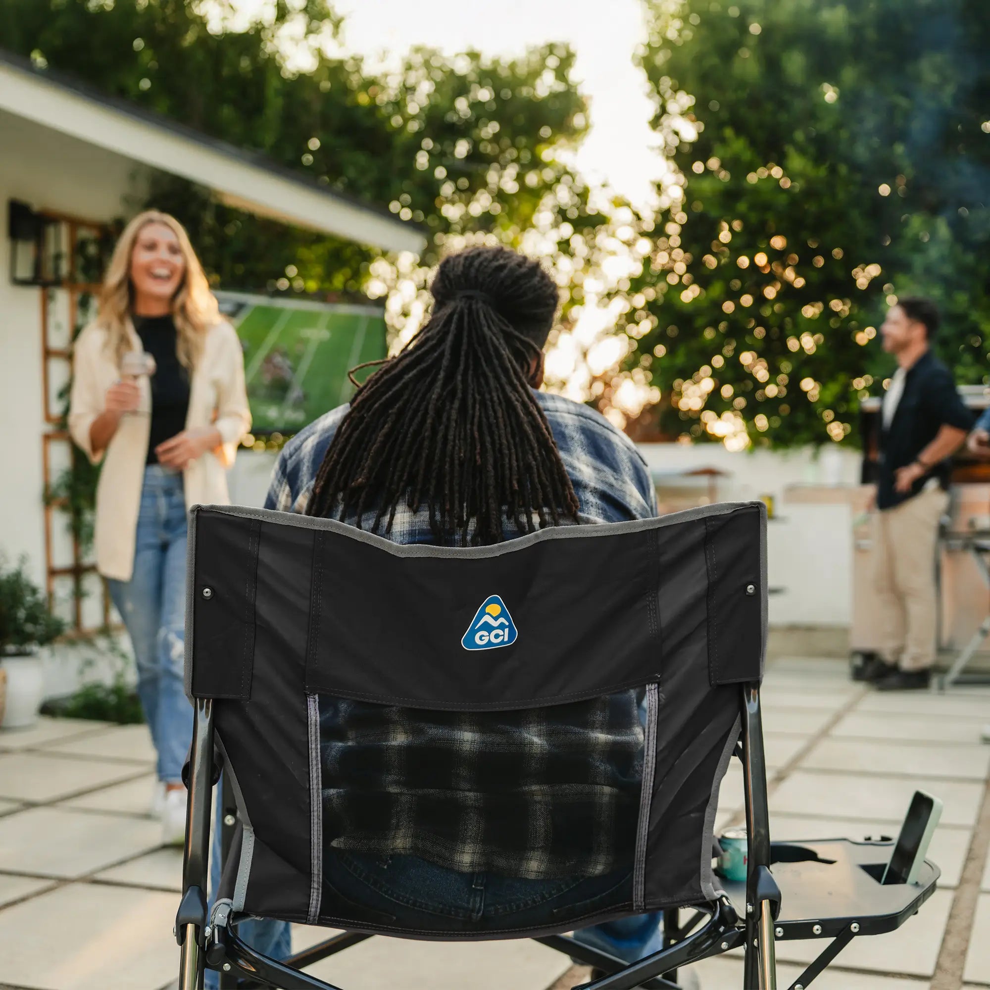 Freestyle Rocker XL with Side Table | Featured Outdoor Choice | Outlandridge 8A98 xw