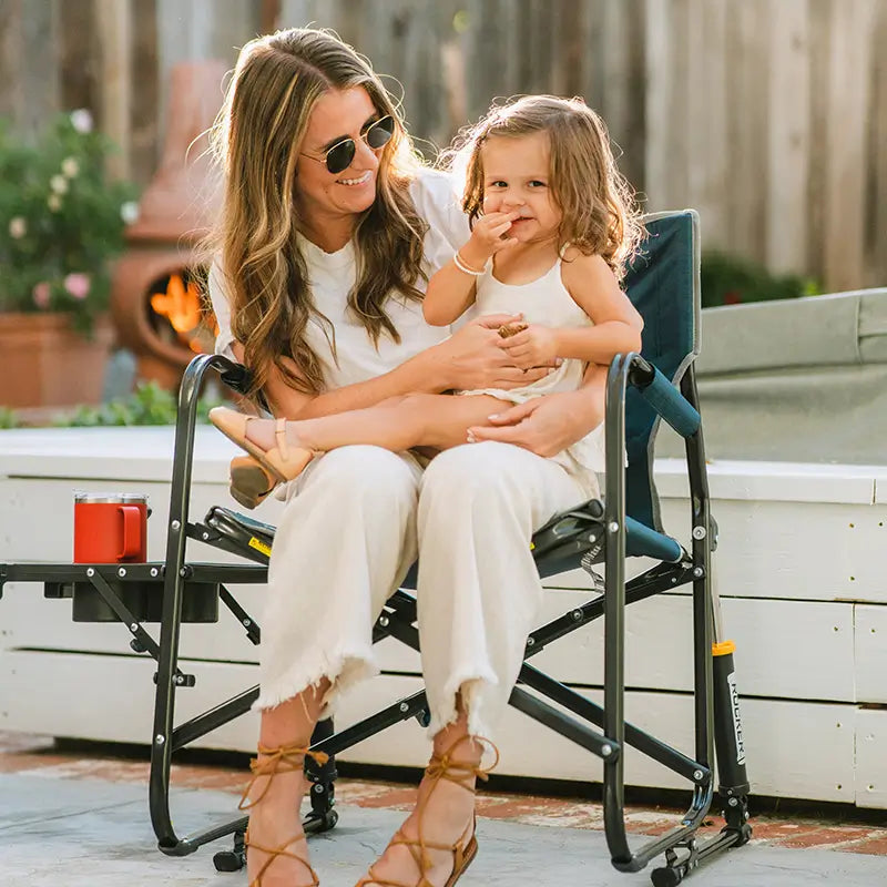 Freestyle Rocker with Side Table | Featured Outdoor Choice | Outlandridge B773 rD
