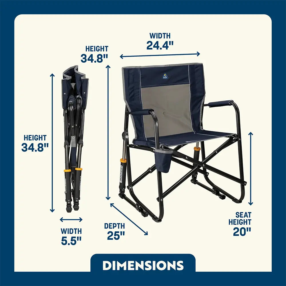 Freestyle Rocker | Featured Outdoor Choice | Outlandridge E863 gy