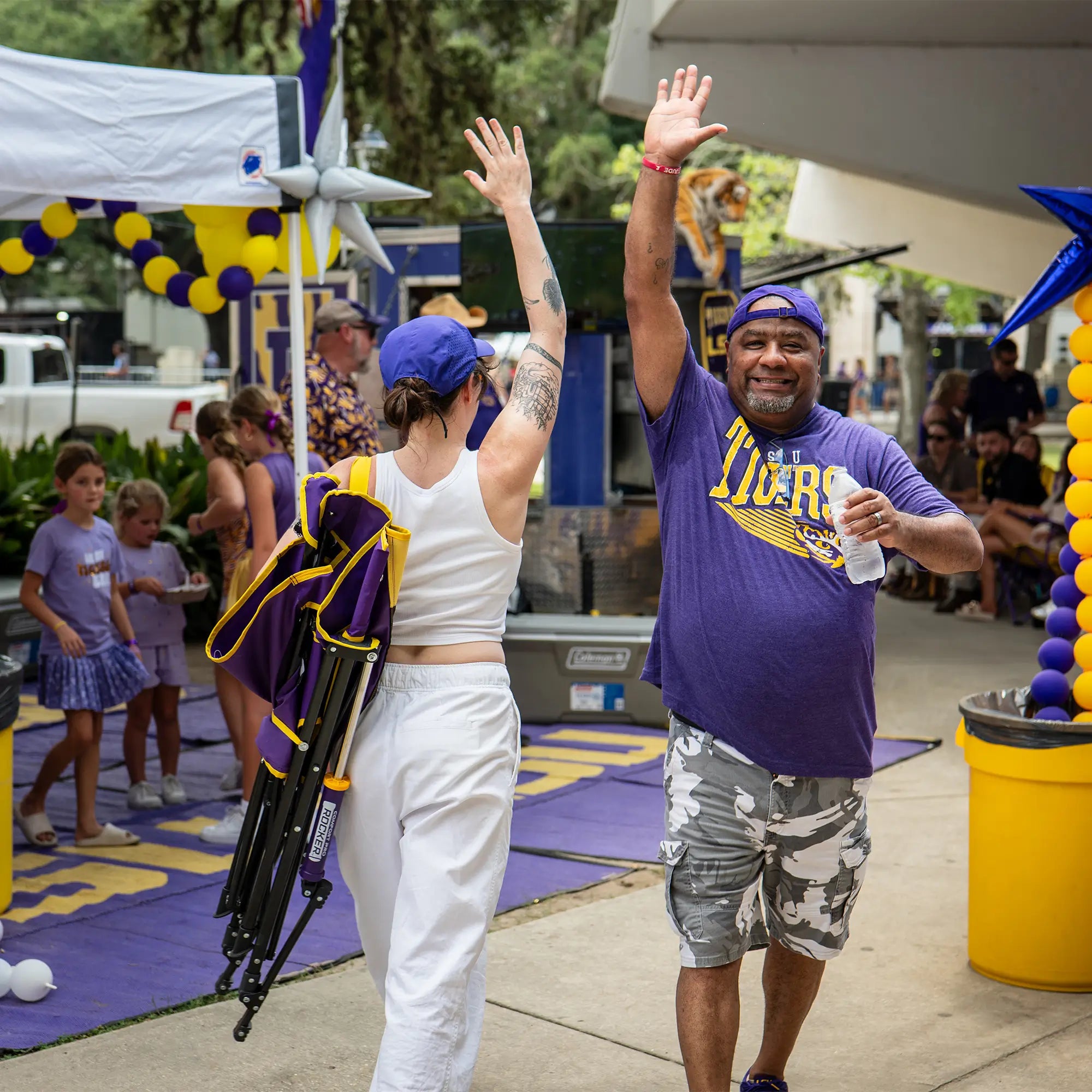 Comfort Pro Rocker - LSU Tigers | Featured Outdoor Choice | Outlandridge B597 68