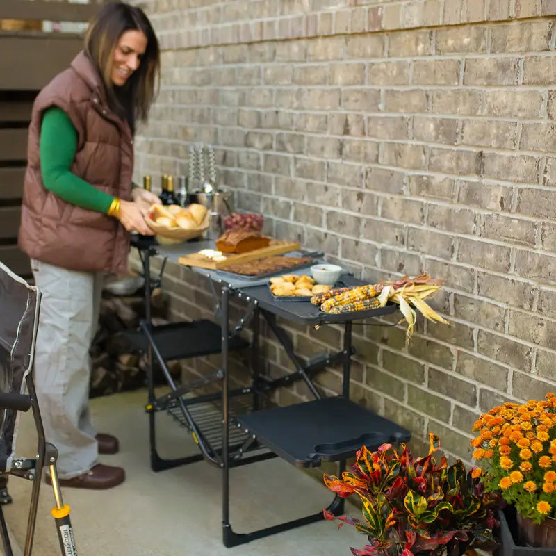 Slim-Fold Cook Station | Outdoor Essential | Outlandridge F46B 2w