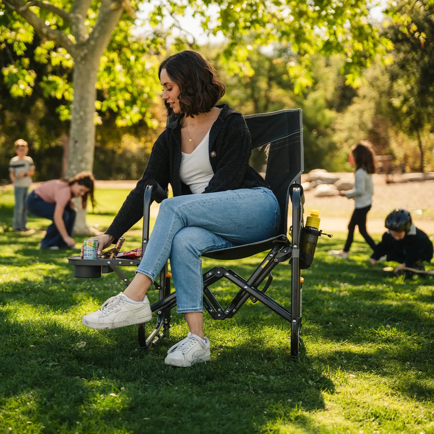 Stowaway Rocker with Side Table | Featured Outdoor Choice | Outlandridge 720F Bc