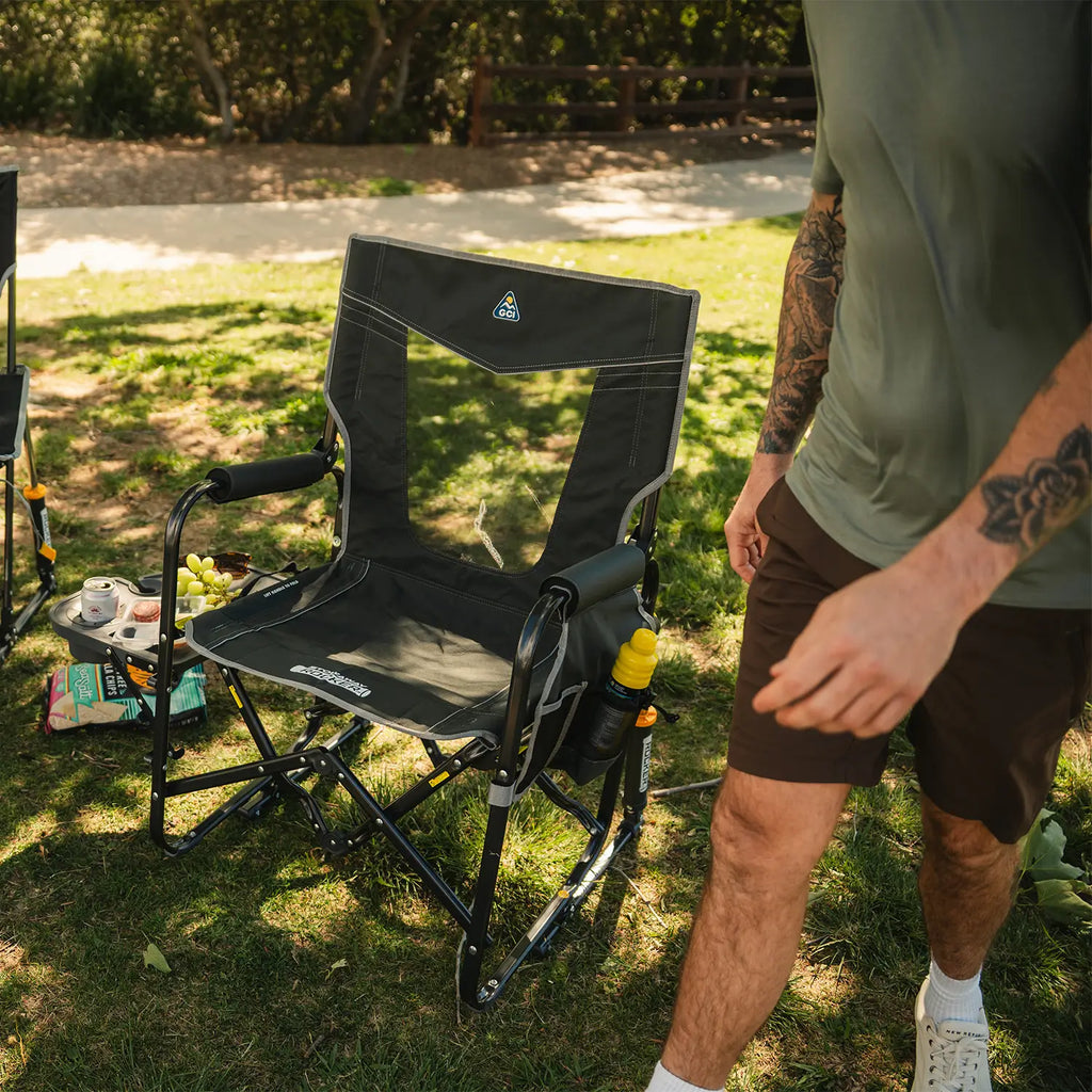 Stowaway Rocker with Side Table | Featured Outdoor Choice | Outlandridge 720F Bc