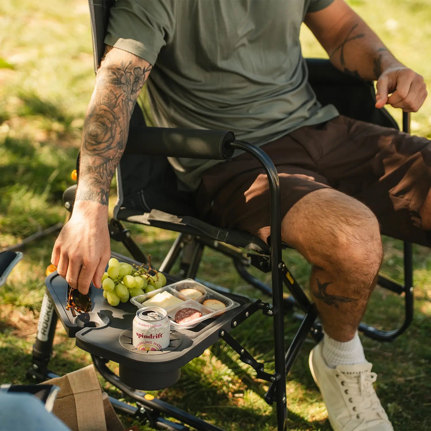 Stowaway Rocker with Side Table | Featured Outdoor Choice | Outlandridge 720F Bc