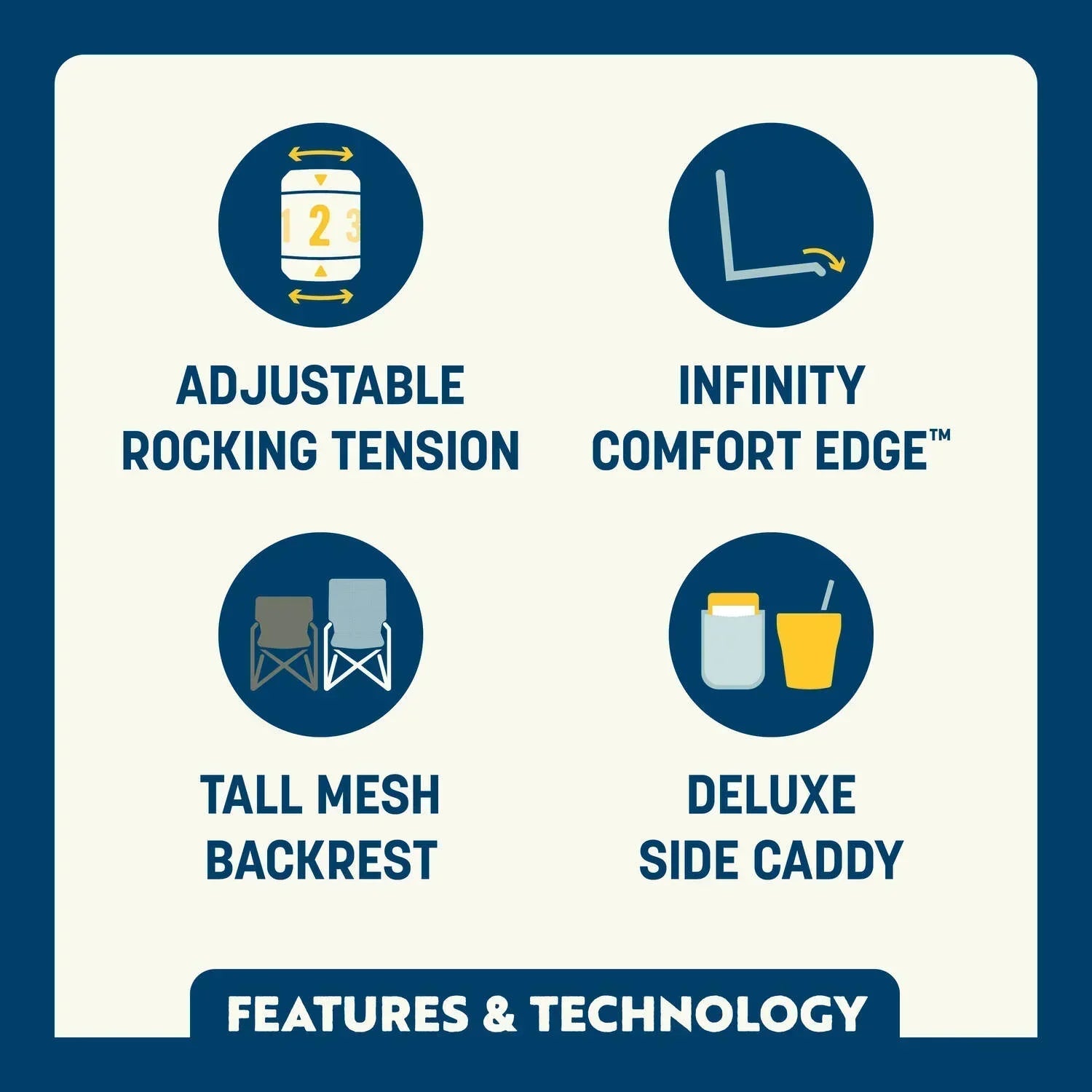 Adjustable Rocker - NASCAR | Featured Outdoor Choice | Outlandridge 1892 Wd