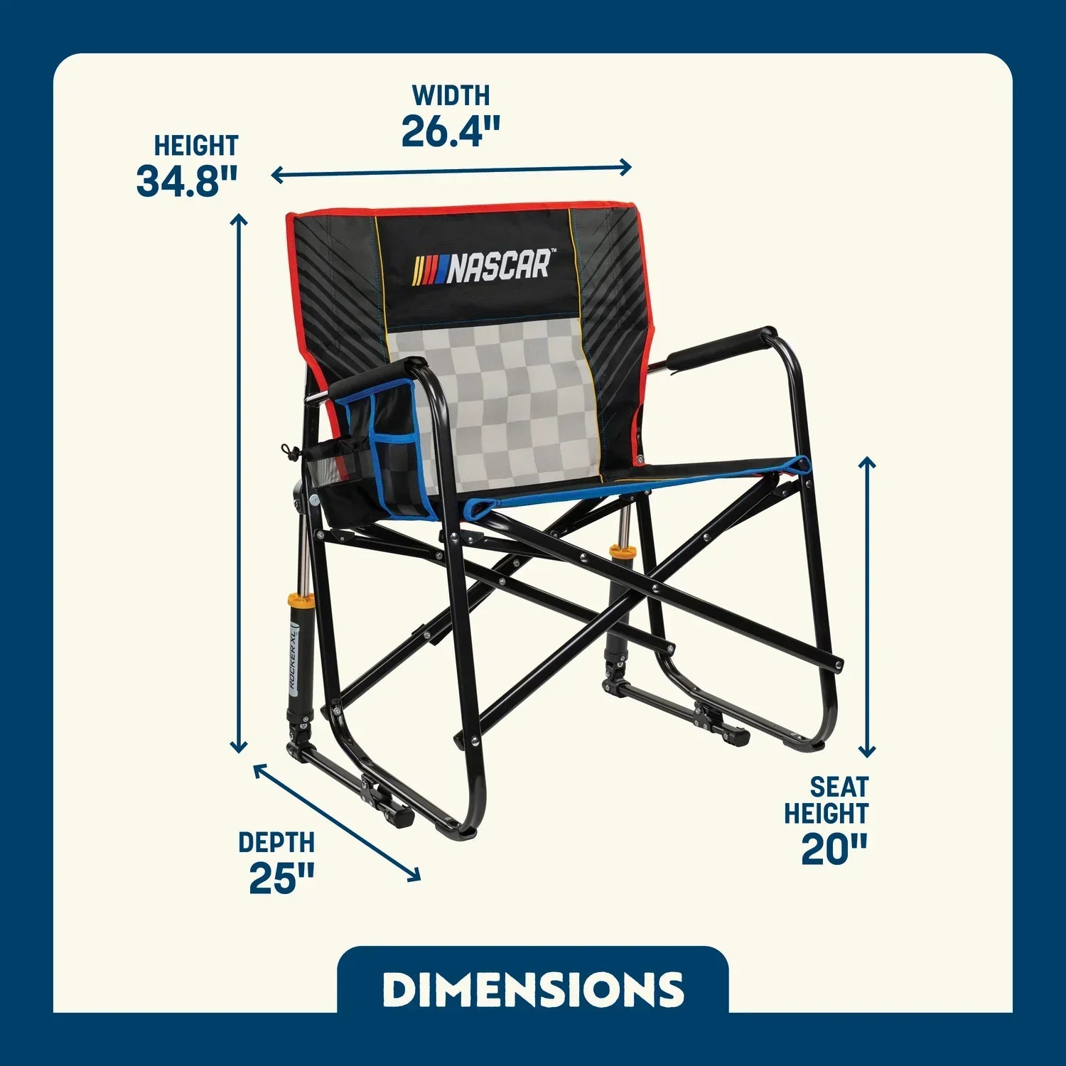 Freestyle Rocker XL - NASCAR | Featured Outdoor Choice | Outlandridge 1AB1 nQ