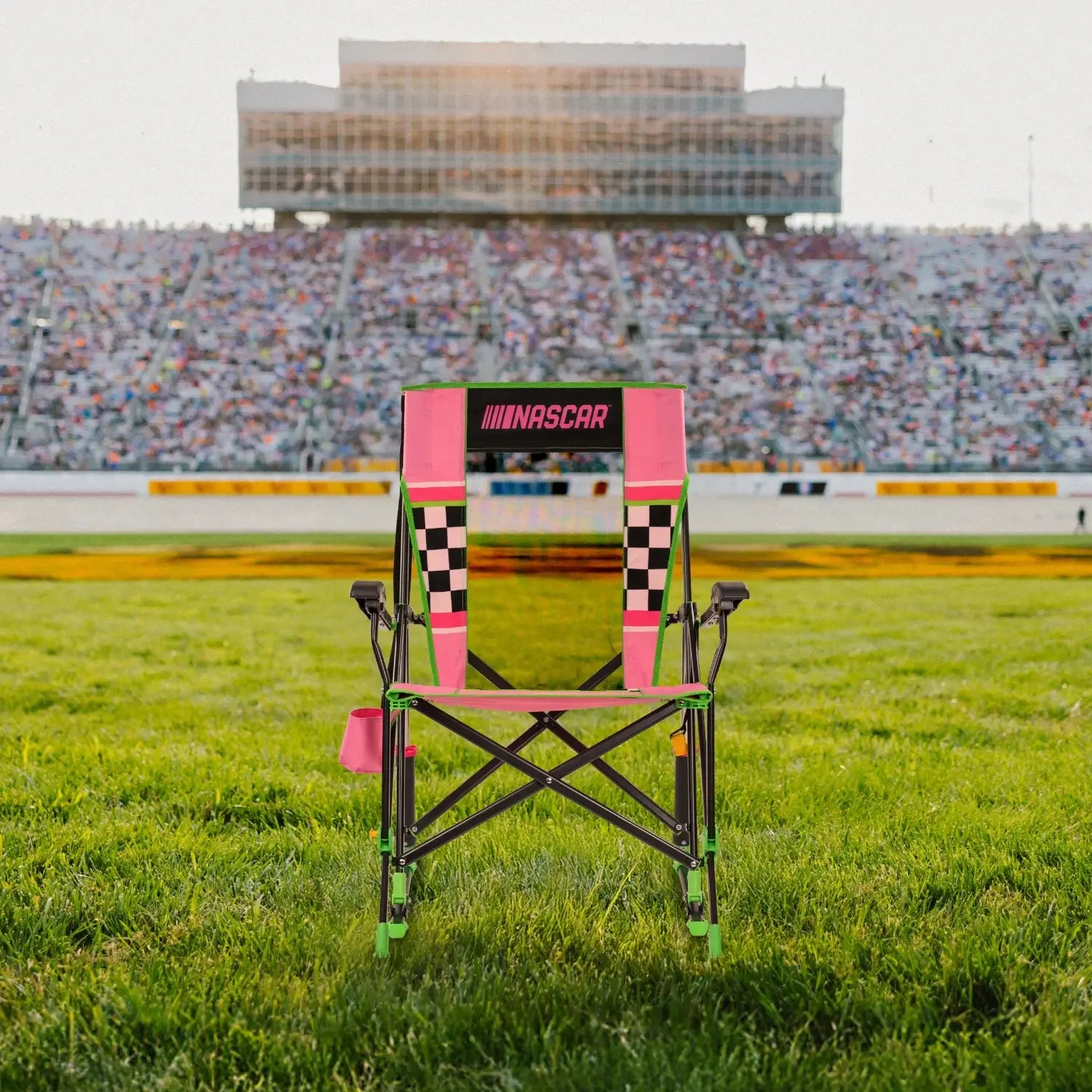 NASCAR RoadTrip Rocker - Pink | Featured Outdoor Choice | Outlandridge 579C xK