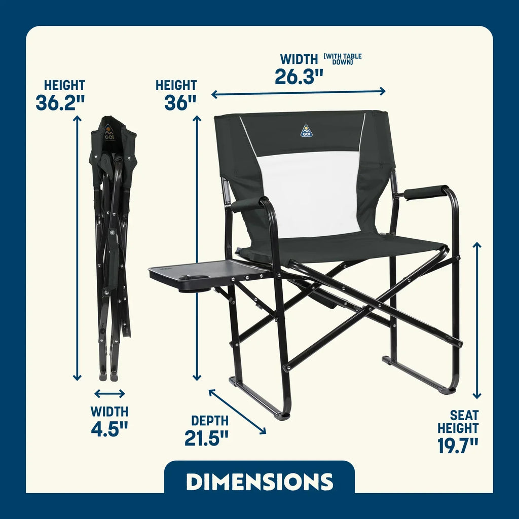 Slim-Fold Director's Chair XL | Featured Outdoor Choice | Outlandridge CCCC GM