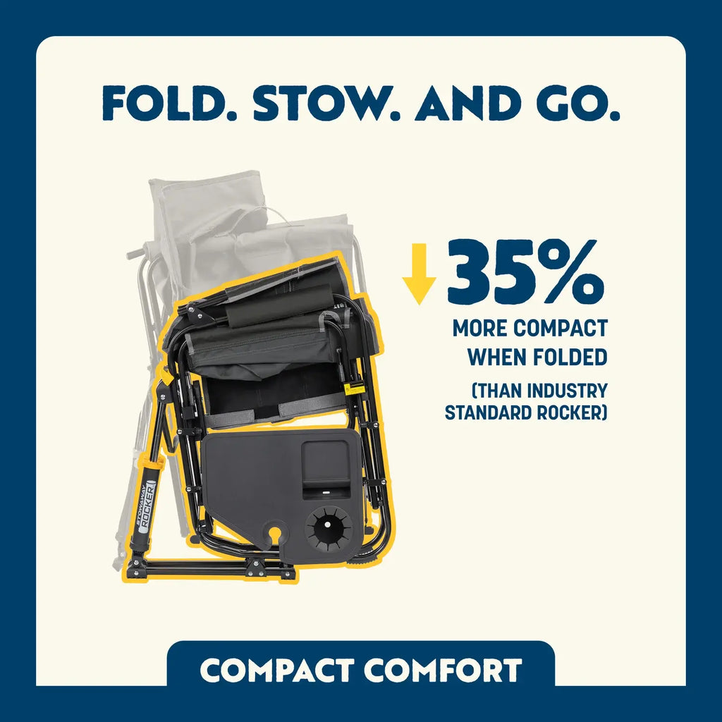 Stowaway Rocker with Side Table | Featured Outdoor Choice | Outlandridge 720F Bc