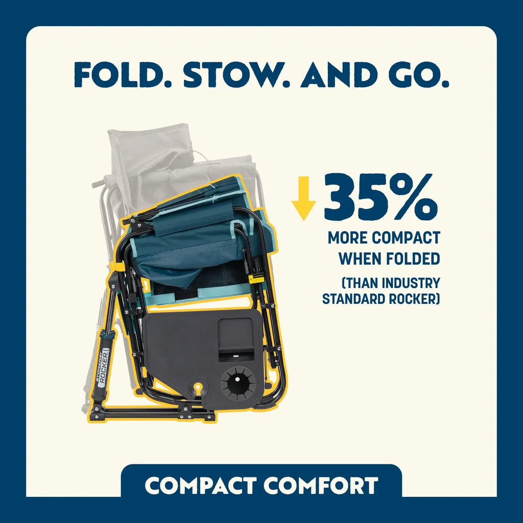 Stowaway Rocker with Side Table | Featured Outdoor Choice | Outlandridge 720F Bc