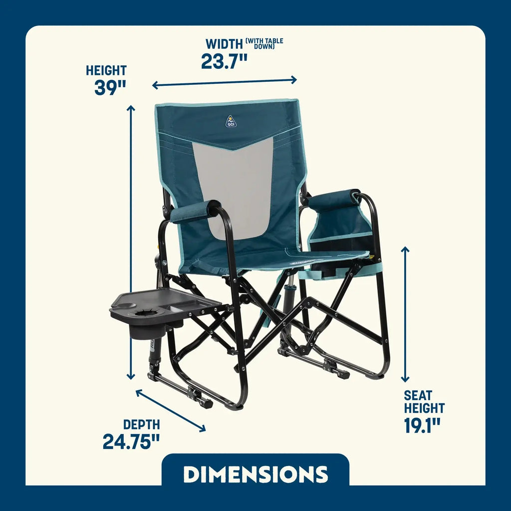 Stowaway Rocker with Side Table | Featured Outdoor Choice | Outlandridge 720F Bc