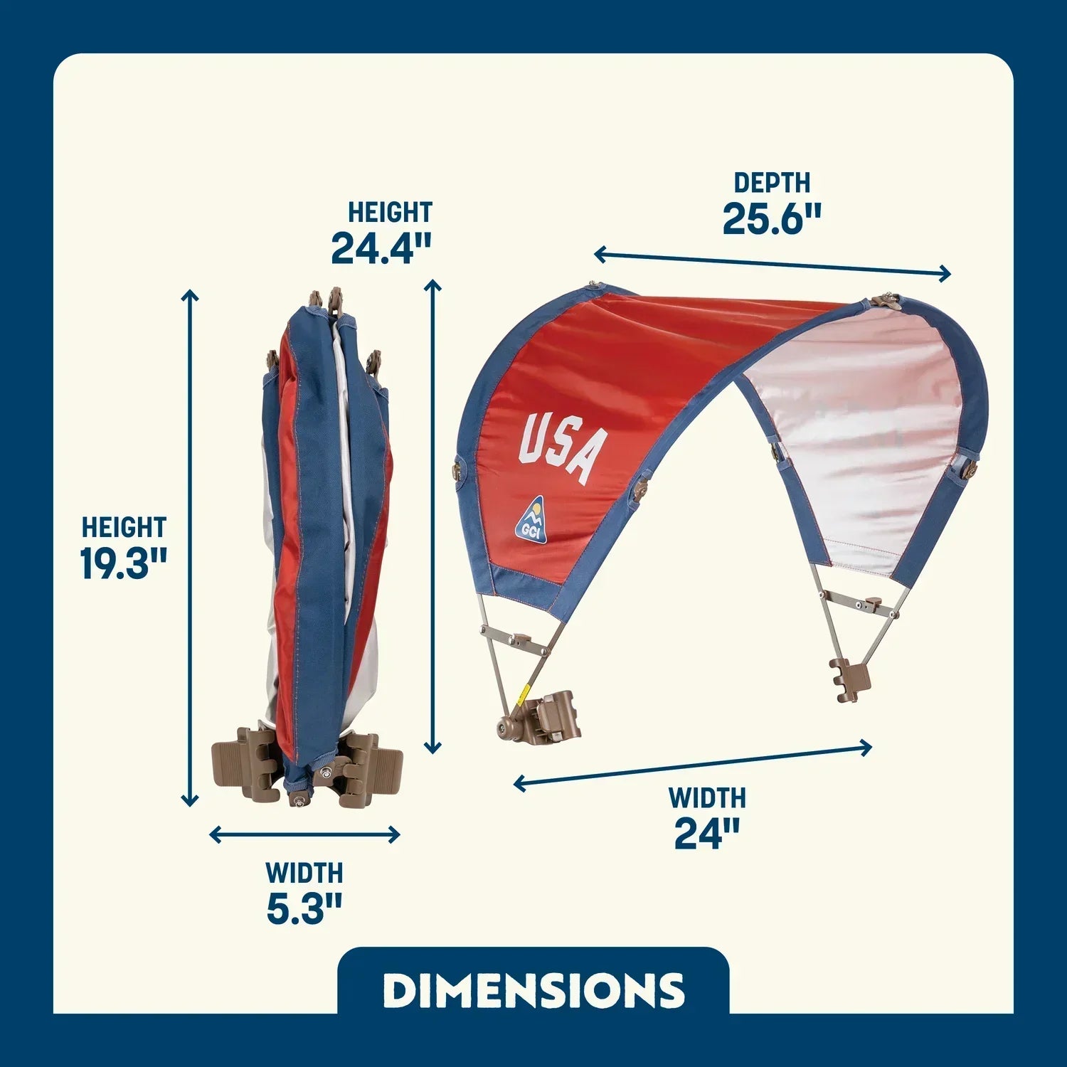 SunShade Accessory - USA Anniversary Deluxe — Ready for Outdoor Plans | Outlandridge AFE7 aW