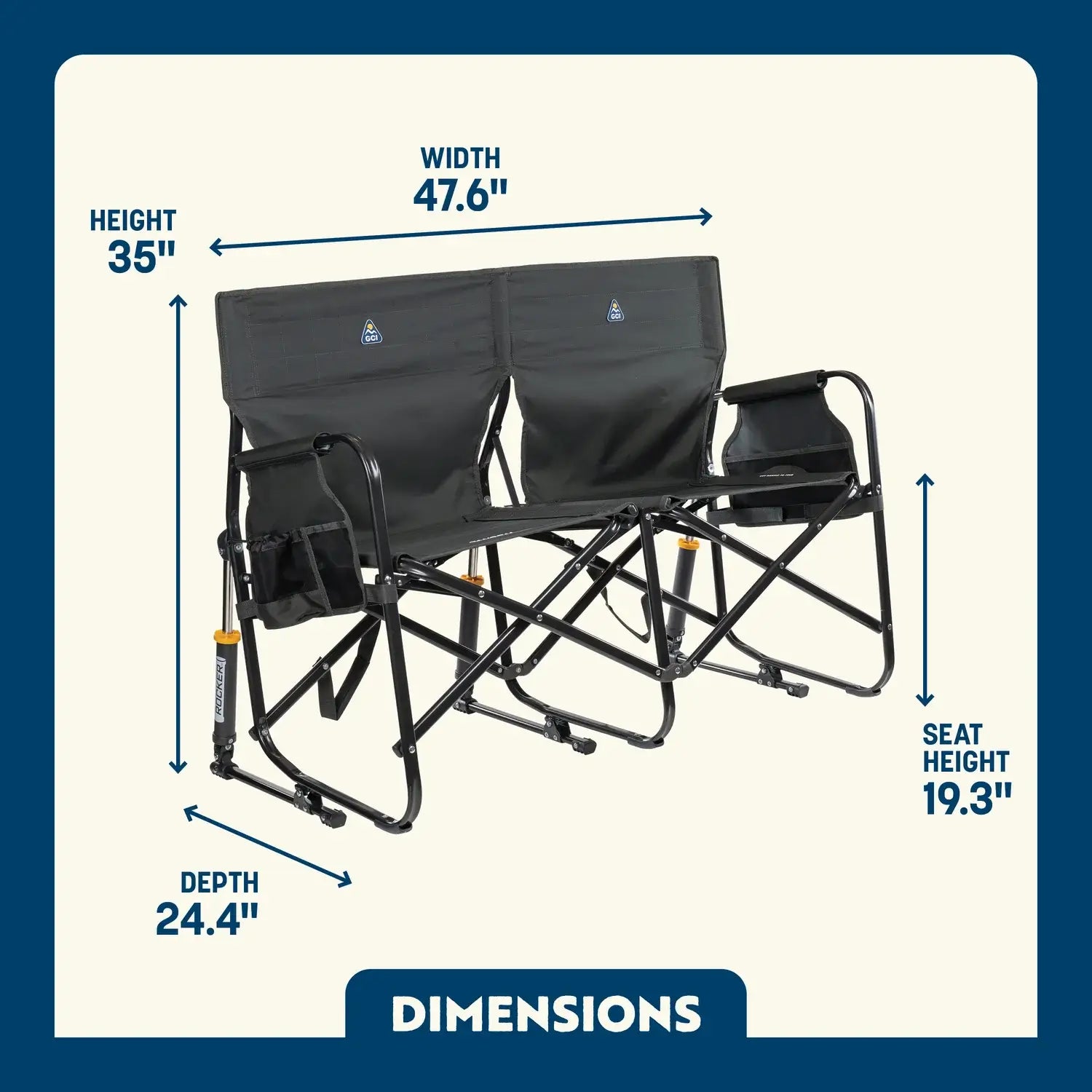 Tandem Rocker | Featured Outdoor Choice | Outlandridge 4C3C Lr